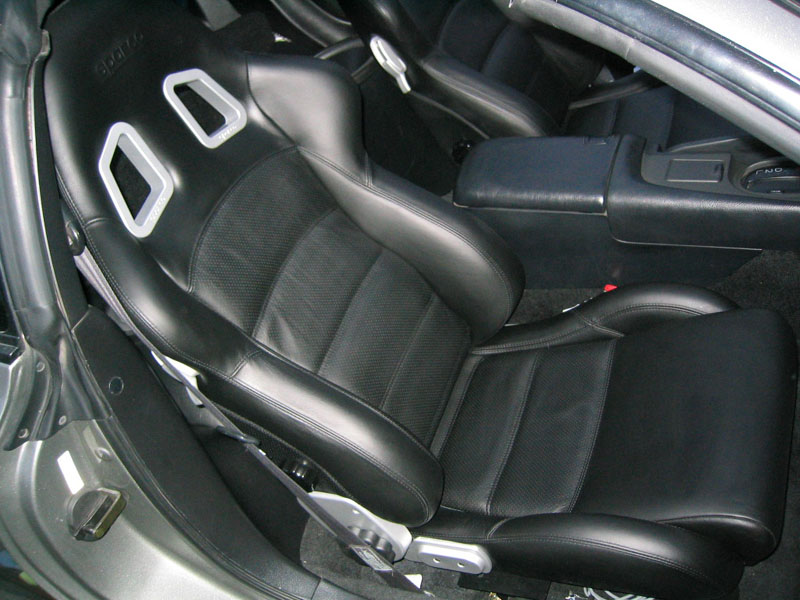 Sparco MILANO leather seats-BLK-New